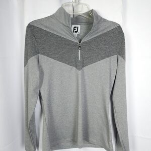 FootJoy Gray Engineered Jersey Sweatshirt Top Womens Small